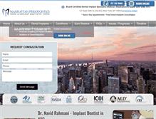 Tablet Screenshot of nycdentalimplantscenter.com